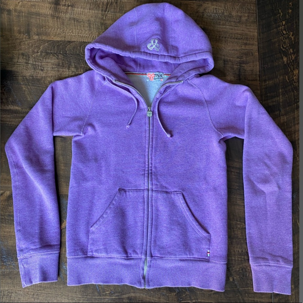 TNA Zip-Up Hooded Sweater